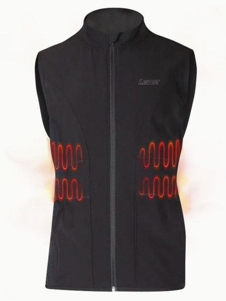 ТермоЭлектроЖилет LENZ Heat Vest 1.0 Women (Женский; XS; Black)
